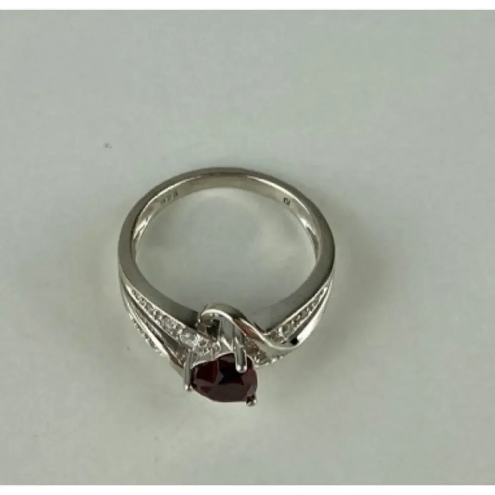 925 Sterling Silver Spinel & CZ 